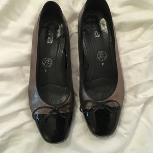 Ara Metallic Belinda Ballet Flats